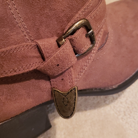 Rocket Dog Faux Suede Cowboy Boots, Sz 10 - Picture 8 of 16